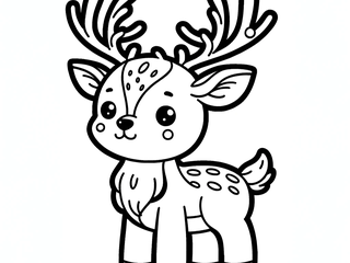 deer with geweih