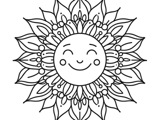 Smiling Sun Mandala