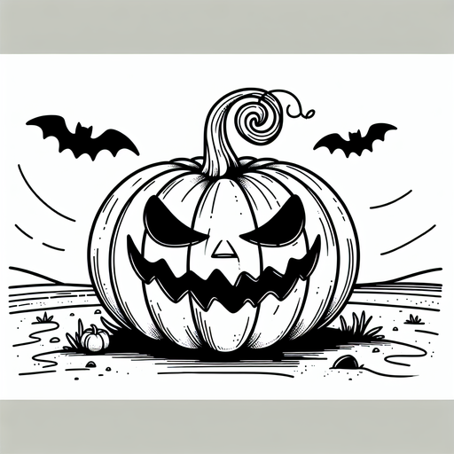 Spooky pumpkin